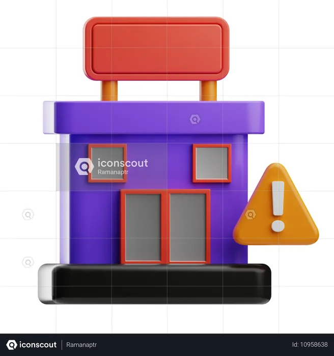Gerenciamento de riscos  3D Icon