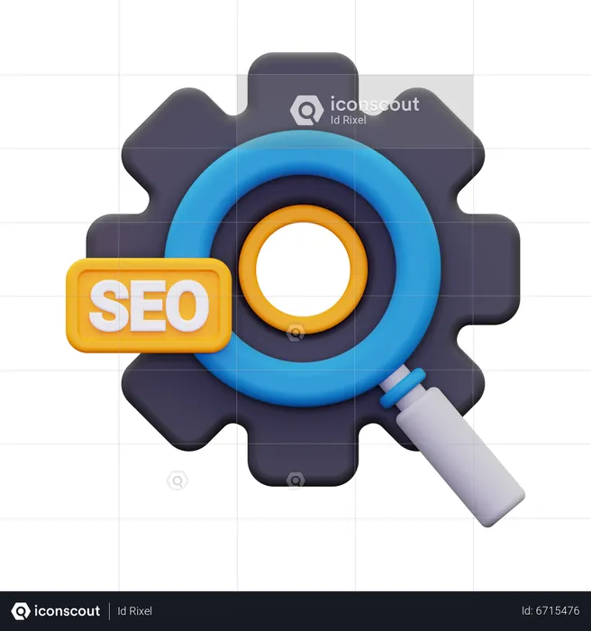 Gerenciamento de SEO  3D Icon