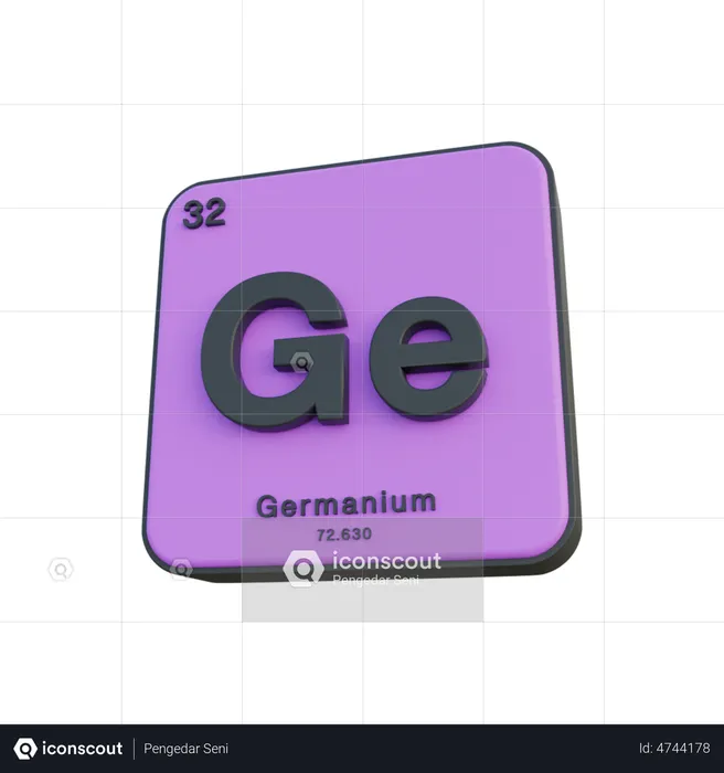 Germanium  3D Illustration