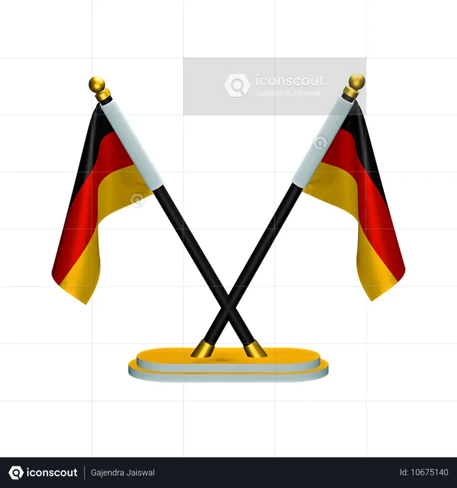 Germany Flag Flag 3D Icon