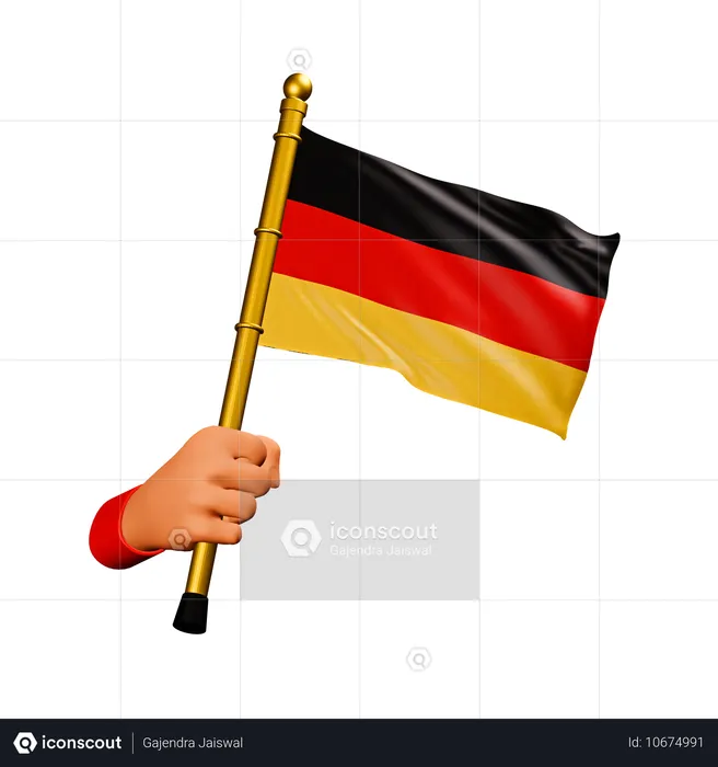 Germany Flag Flag 3D Icon