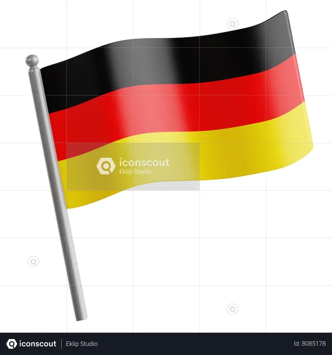 Germany Flag  3D Icon