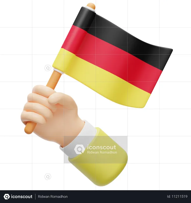 Germany Flag Flag 3D Icon