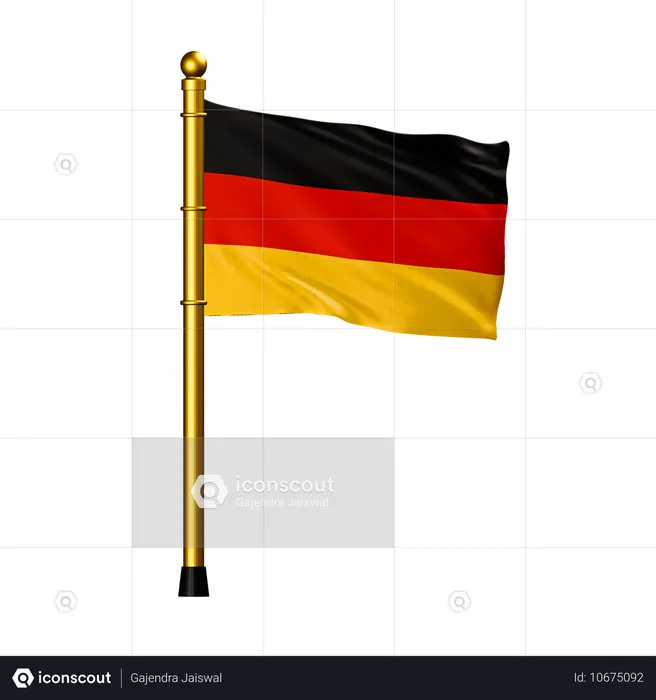 Germany Flag Flag 3D Icon