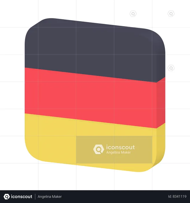 Germany Flag Flag 3D Icon