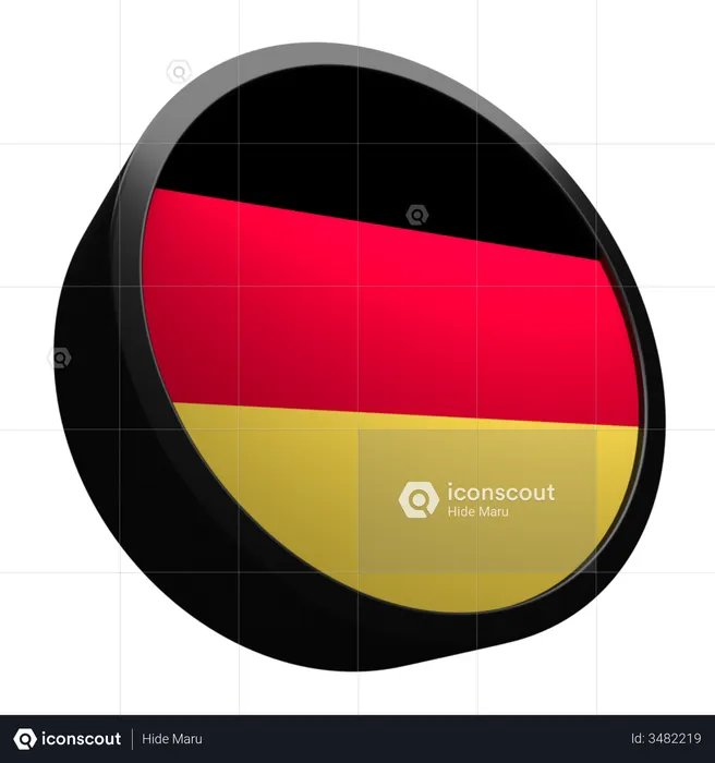Germany Flag Flag 3D Illustration