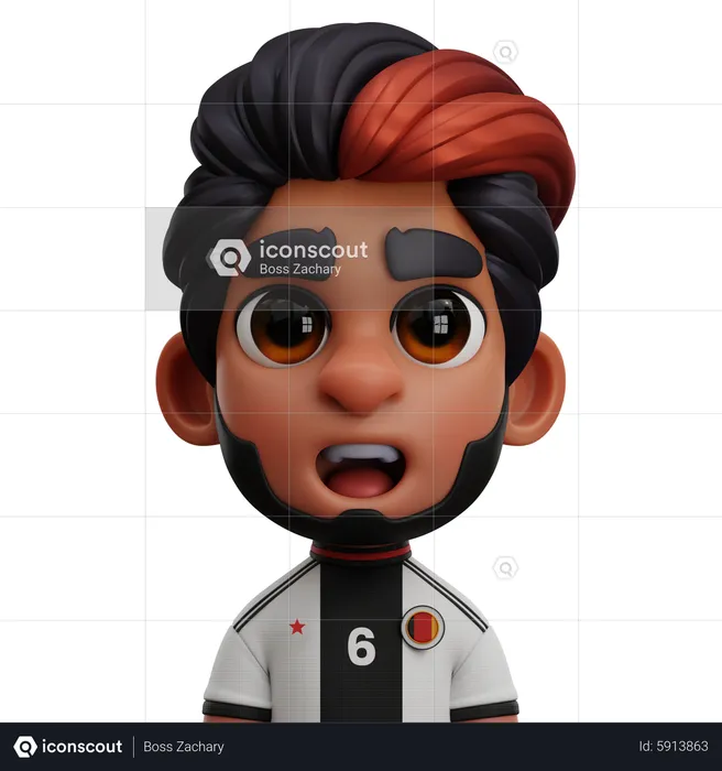 Germany Player  3D Icon