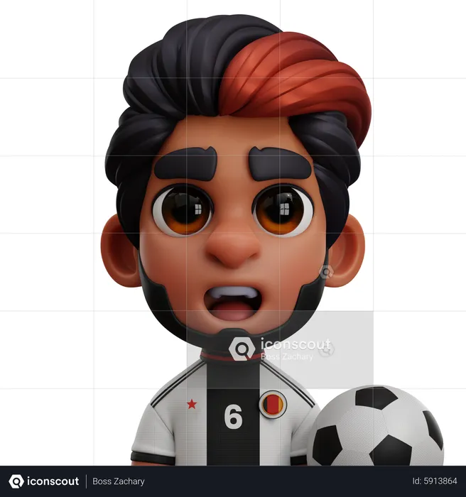 Germany Player  3D Icon