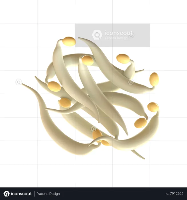 Germe de soja  3D Icon