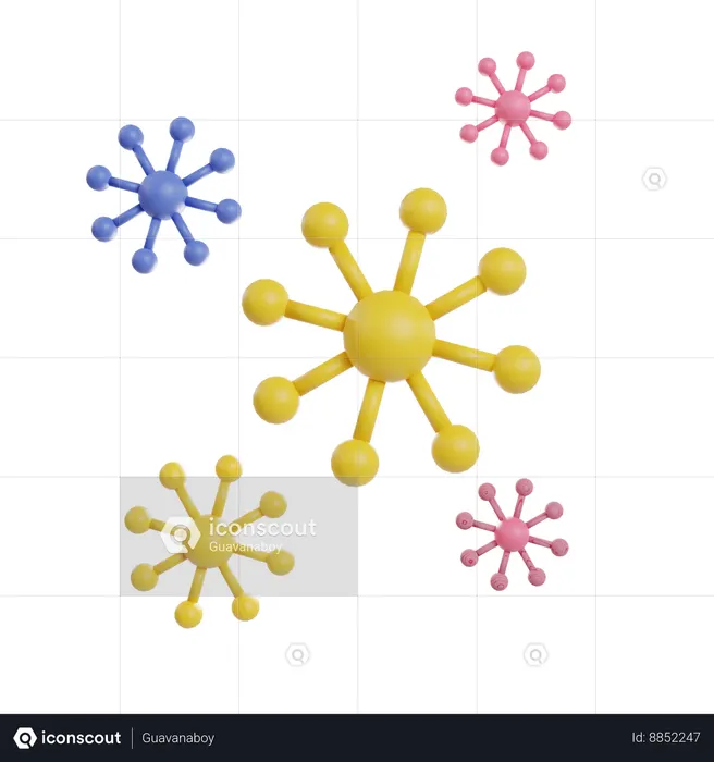 Germs  3D Icon