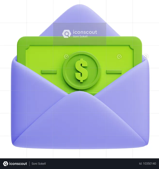 Geschäftliche E-Mail  3D Icon