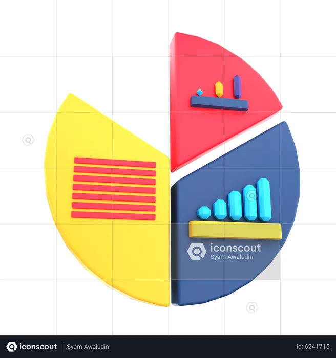 Wirtschaftsanalyse  3D Icon