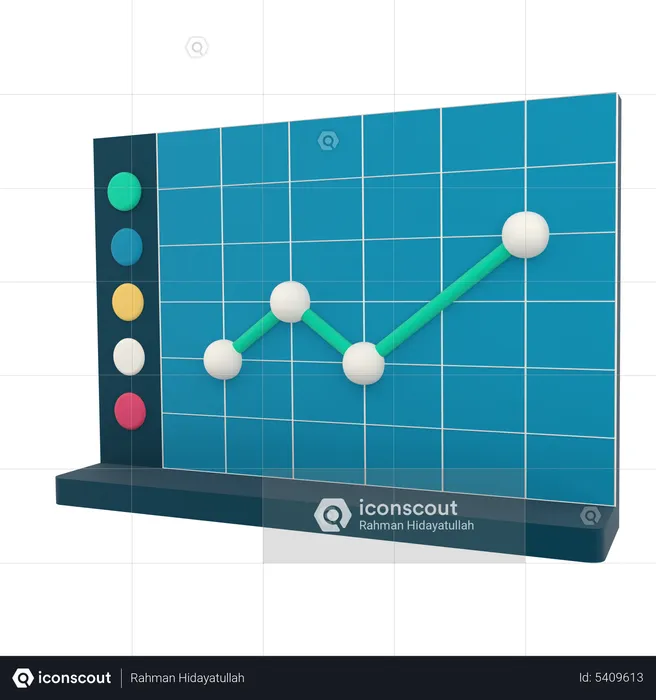 Geschäftsdiagramm  3D Icon