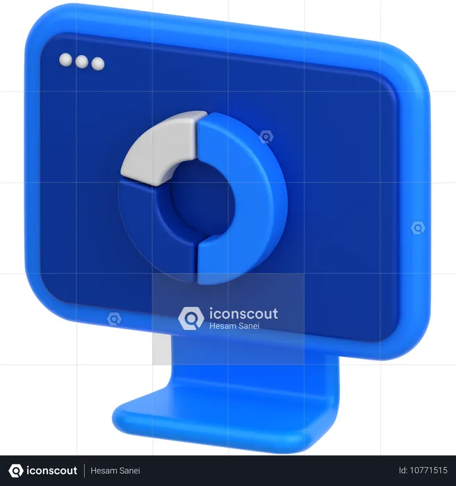 Geschäftsdiagramme  3D Icon