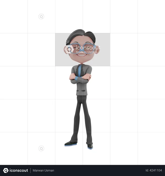 Geschäftsmann  3D Illustration