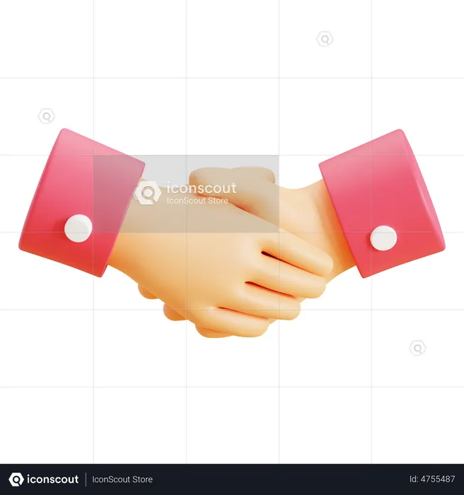 Berufliche Partnerschaft  3D Icon