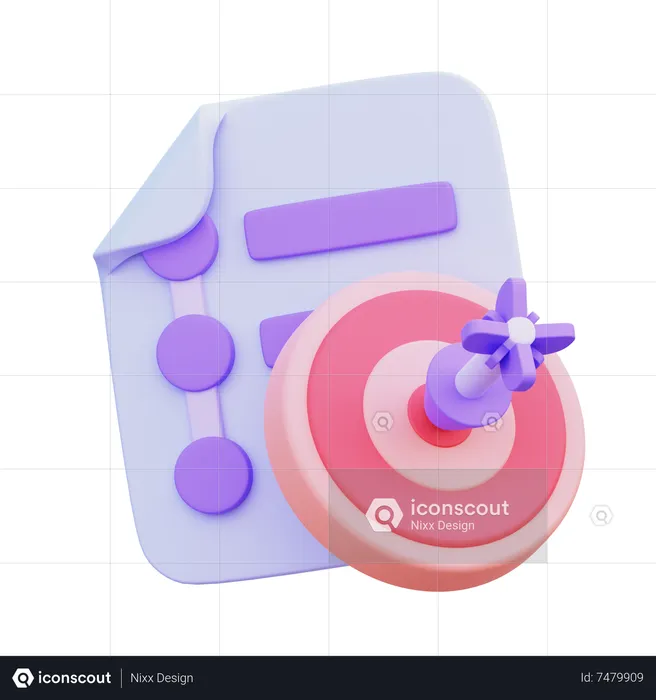 Geschäftliche Planung  3D Icon