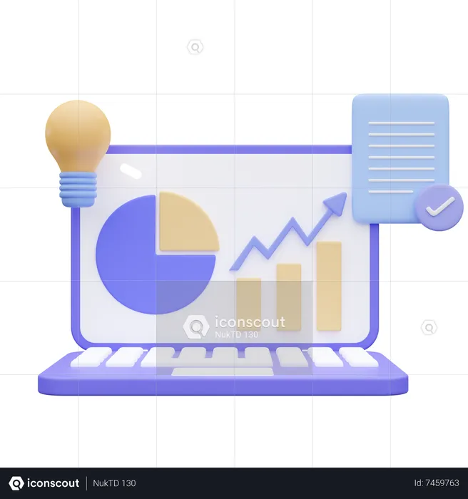 Geschäftsstrategie  3D Icon