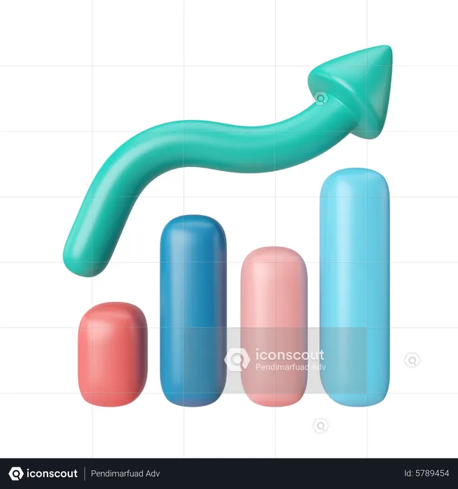 Geschäftswachstum  3D Icon
