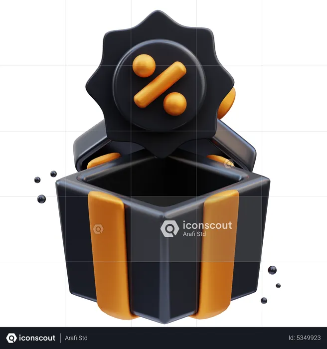 Geschenkrabatt  3D Icon