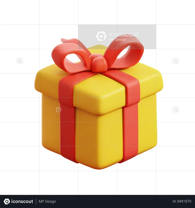 Geschenkbox  3D Icon