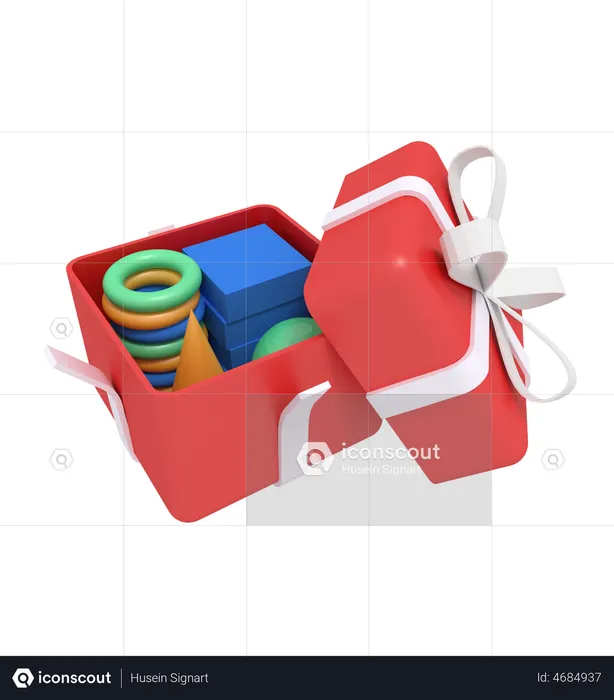 Geschenkbox  3D Icon