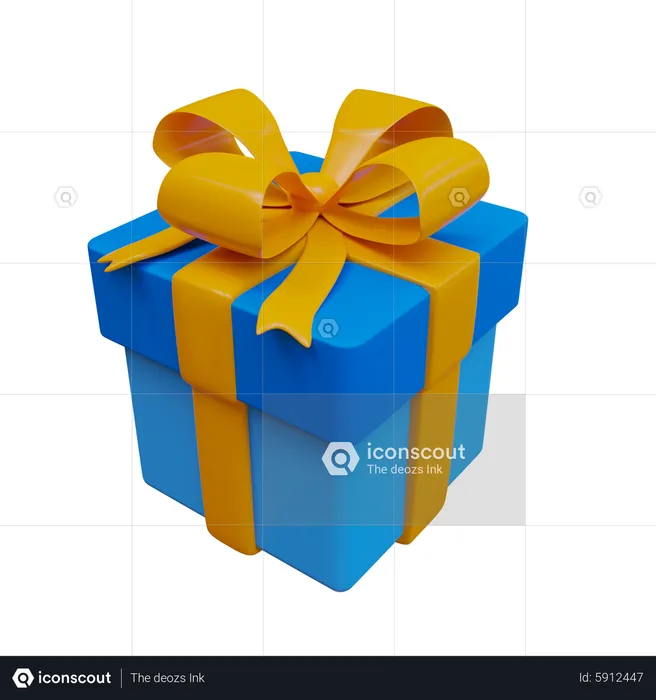 Geschenkbox  3D Icon