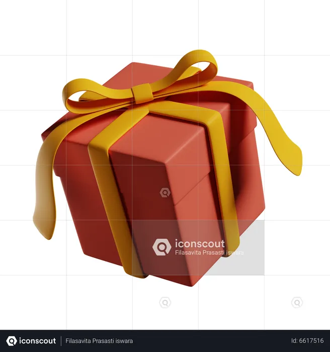 Geschenkbox  3D Icon