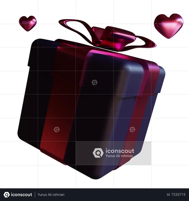 Geschenkbox  3D Icon