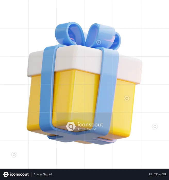 Geschenkbox  3D Icon