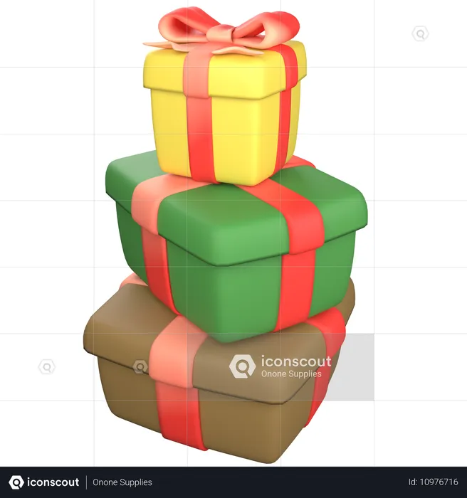 Geschenkbox  3D Icon