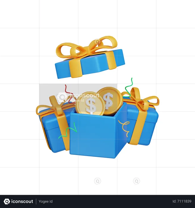 Geschenkbox  3D Icon