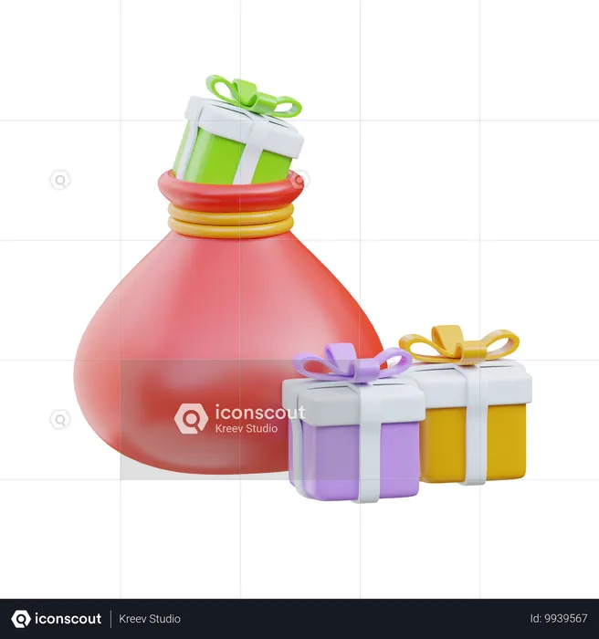 Geschenktasche  3D Icon