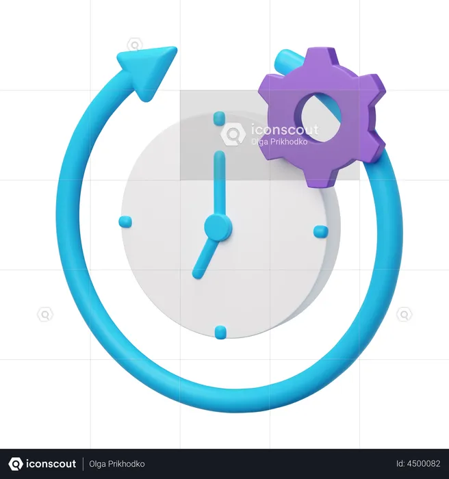 Verlaufseinstellung  3D Illustration