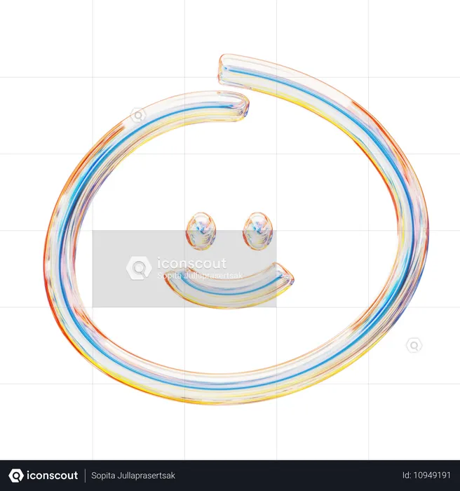 Gesicht  3D Icon