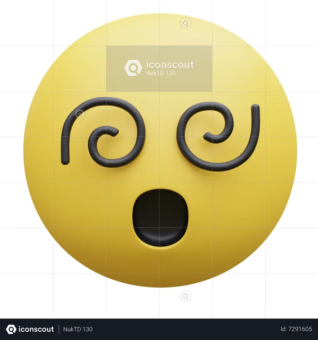 Gesicht mit durchgestrichenen Augen Emoji 3D Icon