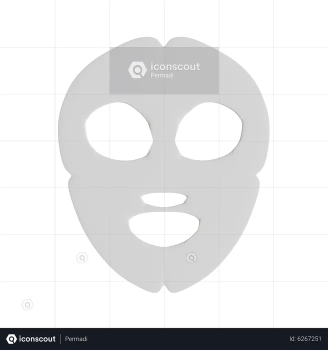 Gesichtsmaske  3D Icon