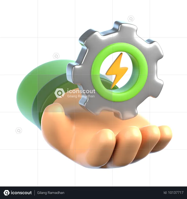 Gerenciamento de energia  3D Icon