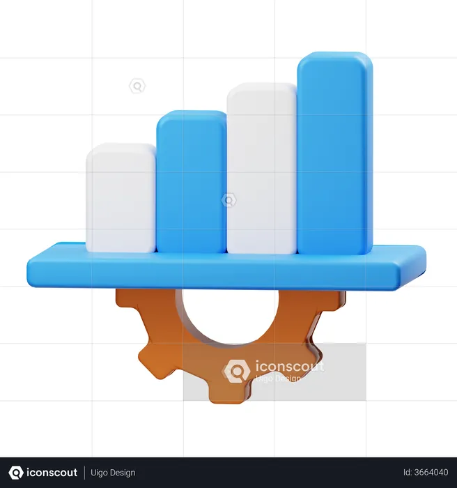 Gestión de análisis  3D Illustration