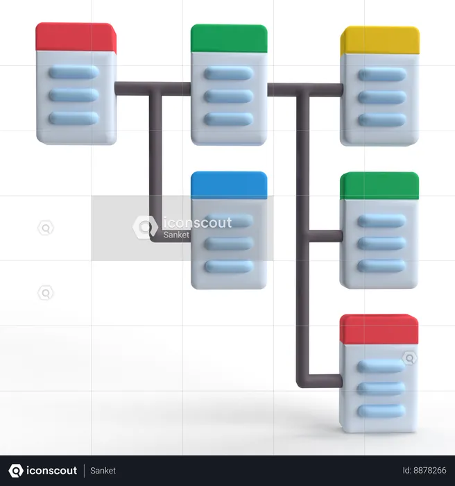 Gestión de archivos  3D Icon