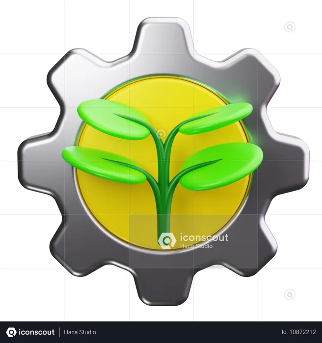 Gestión ecológica  3D Icon