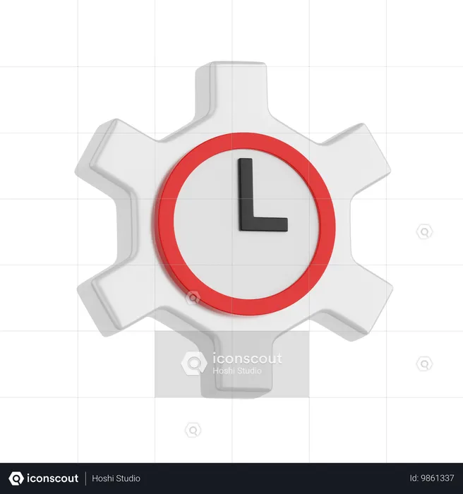 Gestion de la productivité  3D Icon