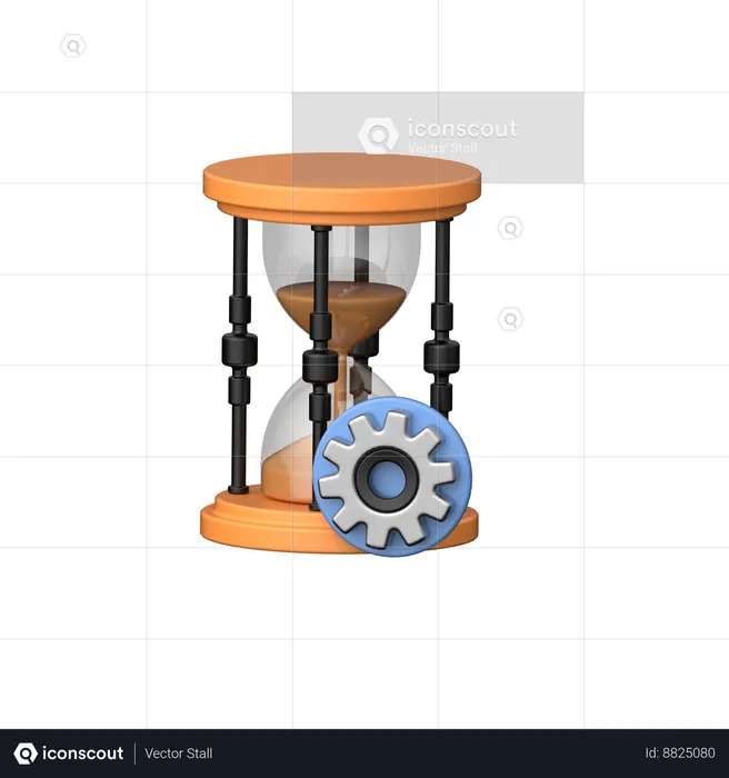 Gestión del tiempo  3D Icon