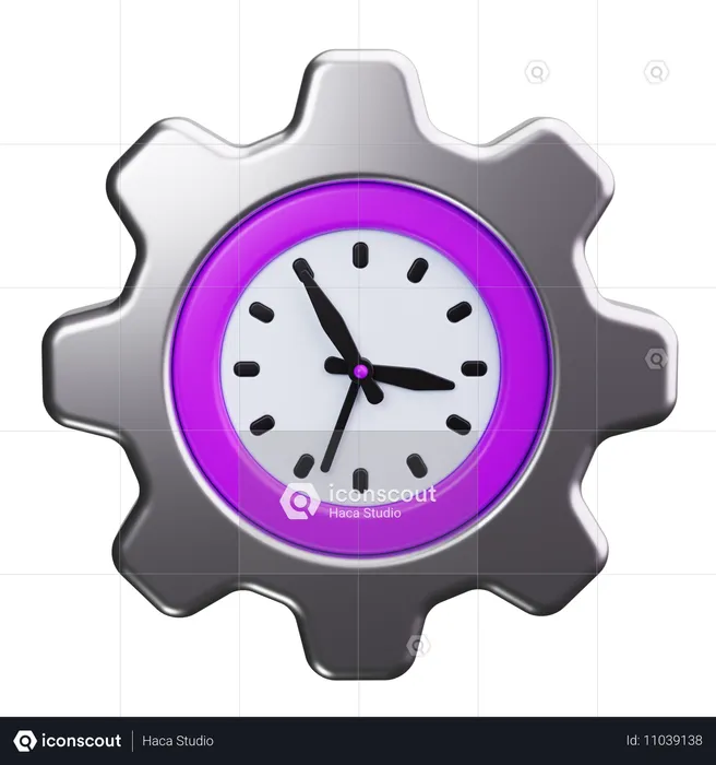 Gestión del tiempo  3D Icon