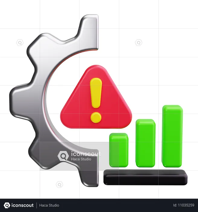 Gestion des risques  3D Icon