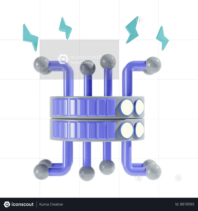 Gestion du serveur  3D Icon