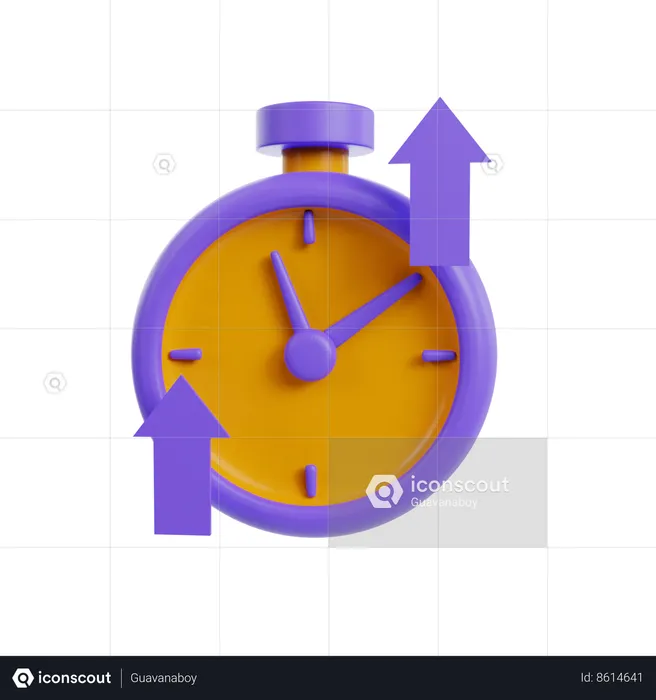 Gestion du temps  3D Icon