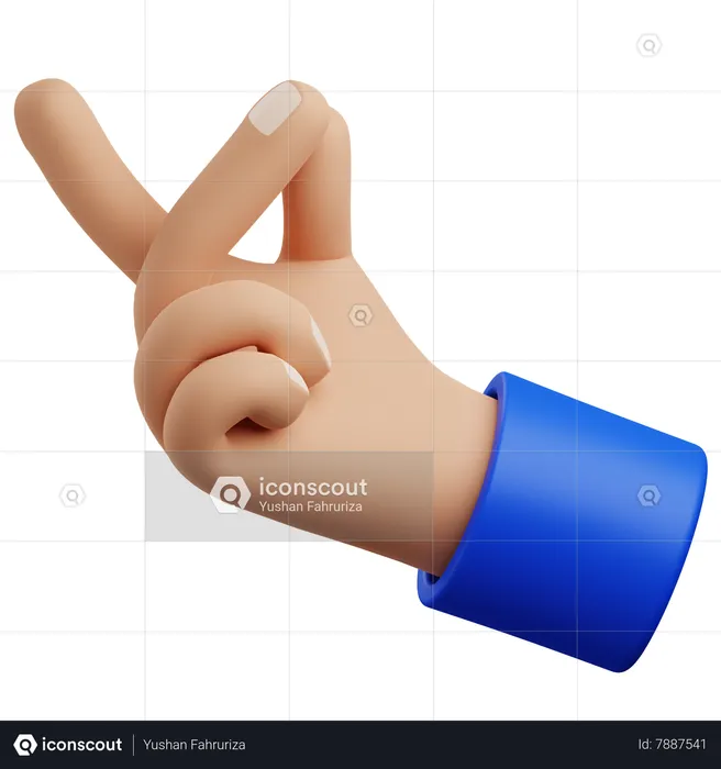 Gesto rápido con la mano  3D Icon