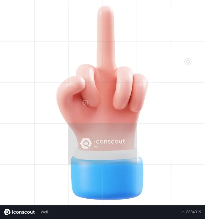 Joder gesto de la mano  3D Icon