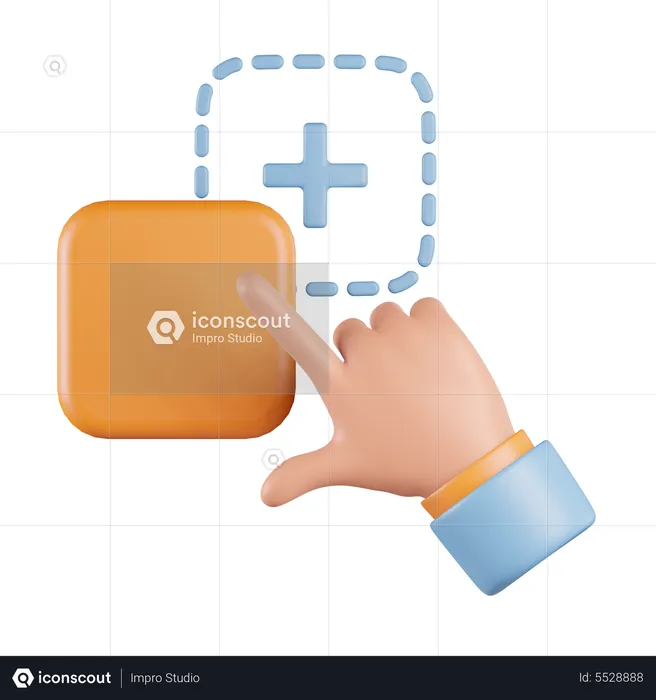 Gesture Copy Paste  3D Icon